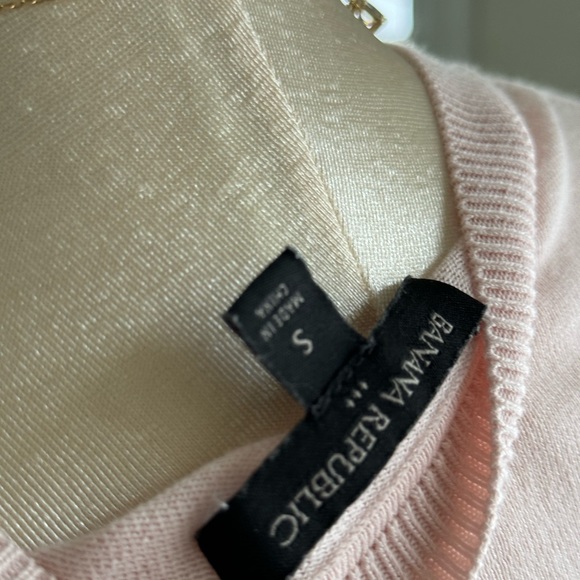 BANANA REPUBLIC SPRING CARDIGAN PINK SIZE SMALL - Picture 4 of 8